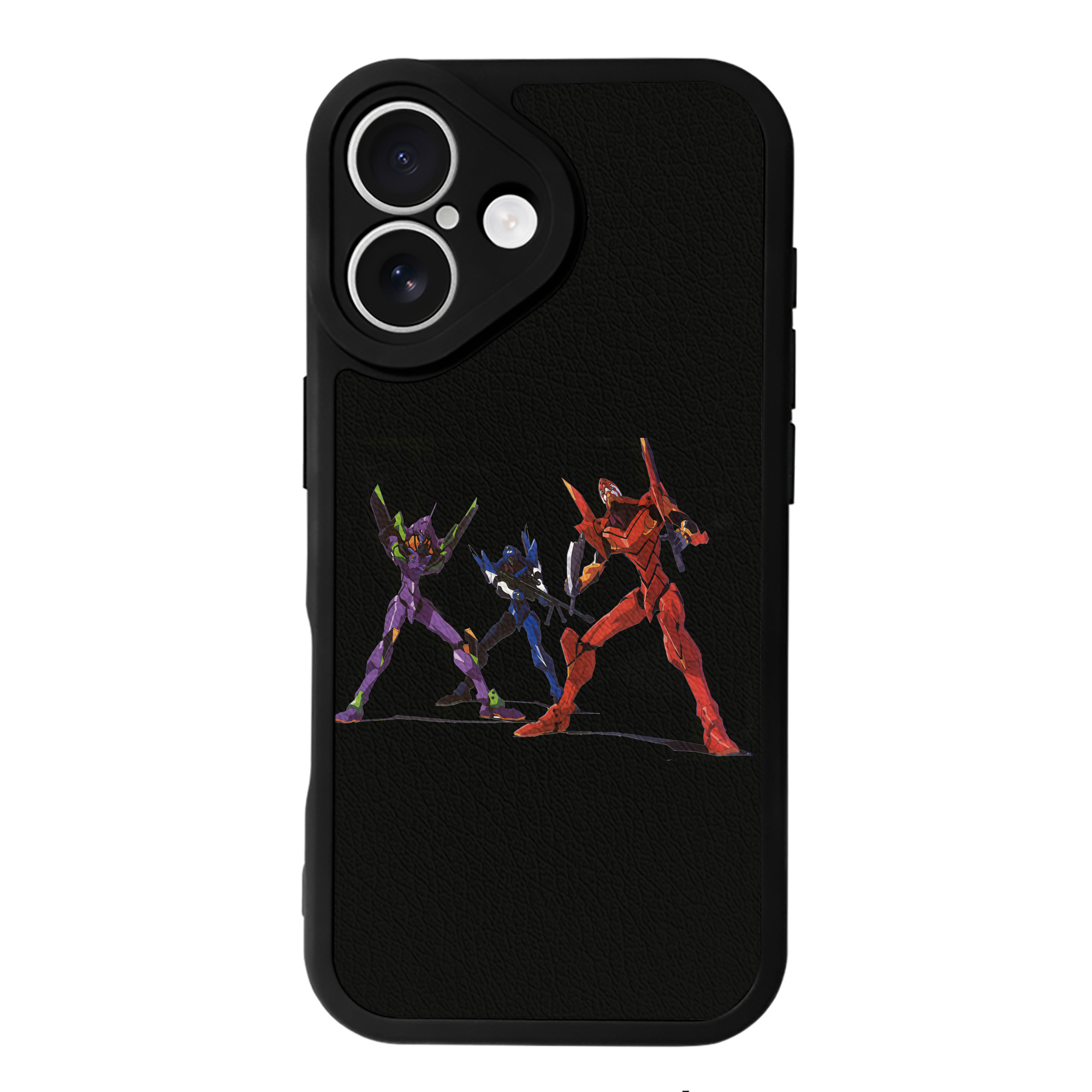 （画像用） EVA 新世紀エヴァンゲリオン 【iPhone 16シリーズ対応】シリコンスマホケース（レザー調） 材質：シリコン